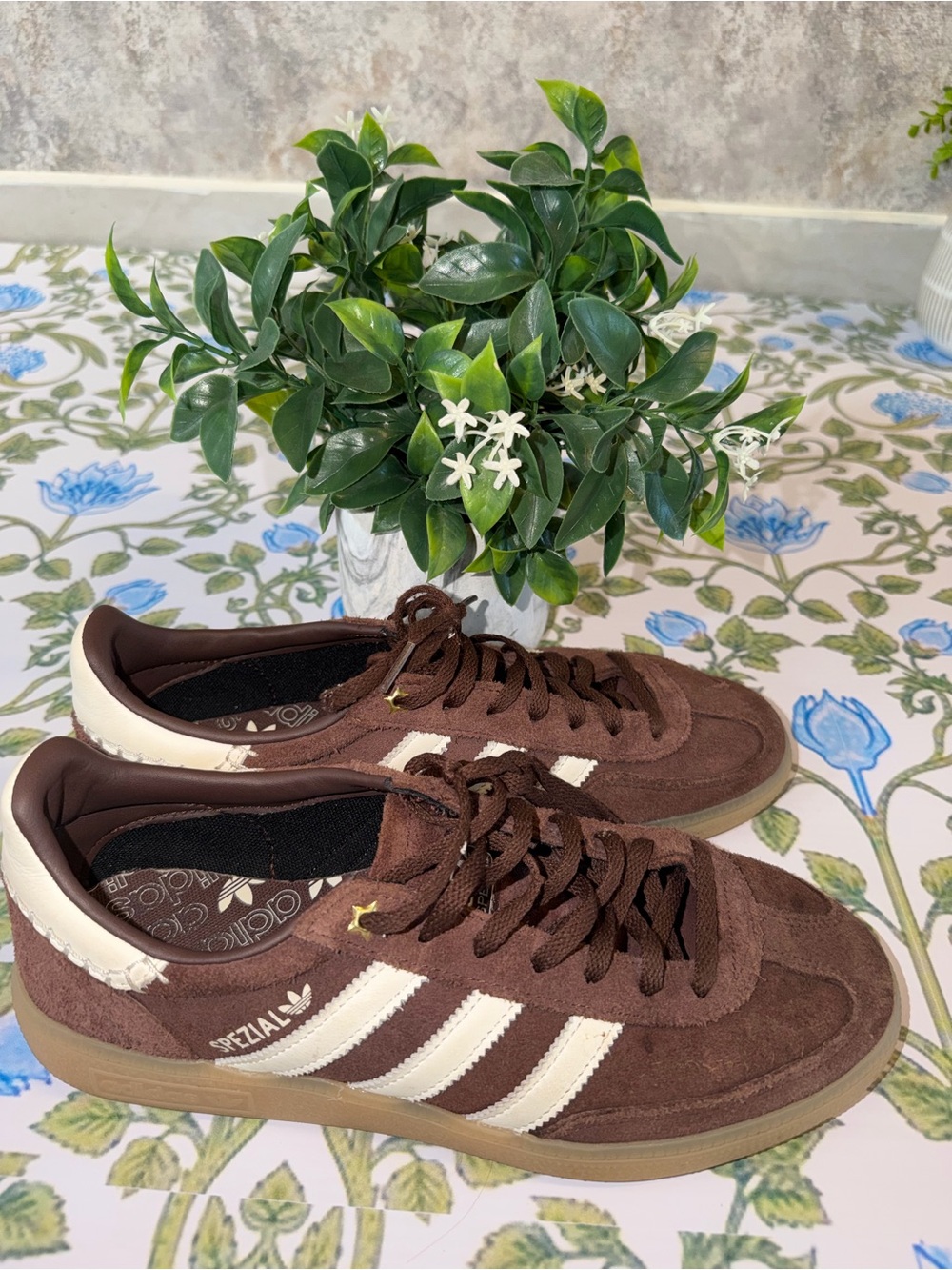 adidas Spezial Brown and White Suede Sneakers - Picture 2 of 3